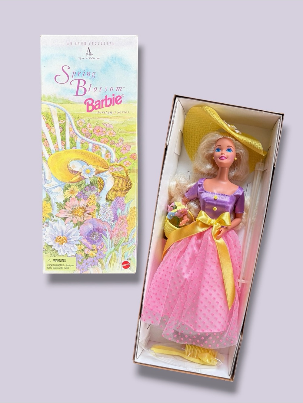 Spring Blossom Barbie Doll Avon Exclusive First in Series